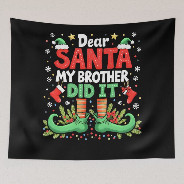 Item preview, Brother Christmas It My Dear Santa Did Retro Holiday Funny Vintage designed and sold by MediarMedic.