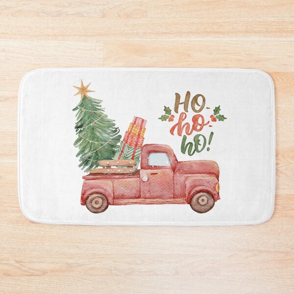 Item preview, Vintage Christmas watercolor pick-up Ho Ho Ho designed and sold by Jynnie.