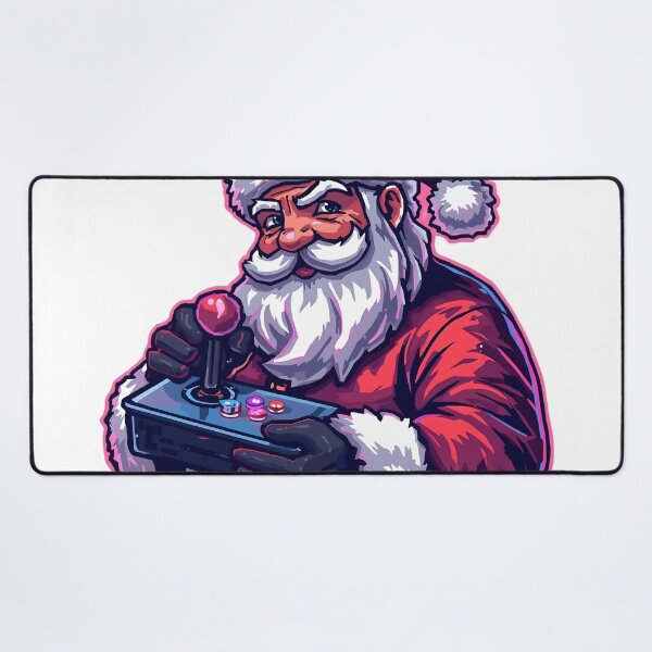 Item preview, Arcade Gamer Santa | Retro Christmas Art designed and sold by SoulenCify.