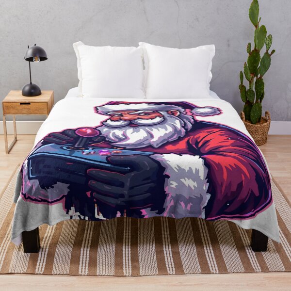 Item preview, Arcade Gamer Santa | Retro Christmas Art designed and sold by SoulenCify.