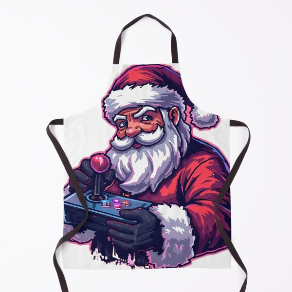 Item preview, Arcade Gamer Santa | Retro Christmas Art designed and sold by SoulenCify.