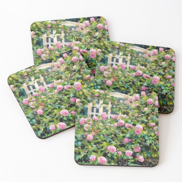 Item preview, Pink Roses in my Garden designed and sold by tomorrowsart.