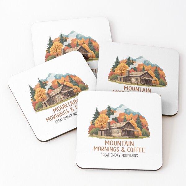 Item preview, Great Smoky Mountains Coffee Lover Souvenir - Fall Seaso designed and sold by Digital Dreams Arts.