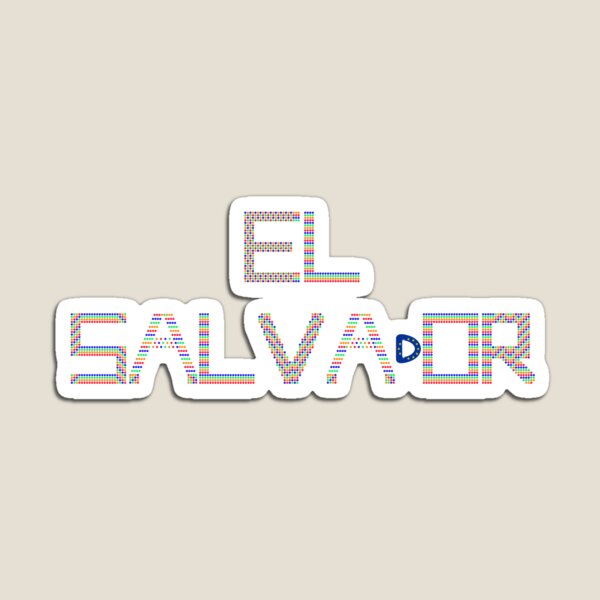 Item preview, Multicolor Rhinestone El Salvador designed and sold by TheIconSmith.