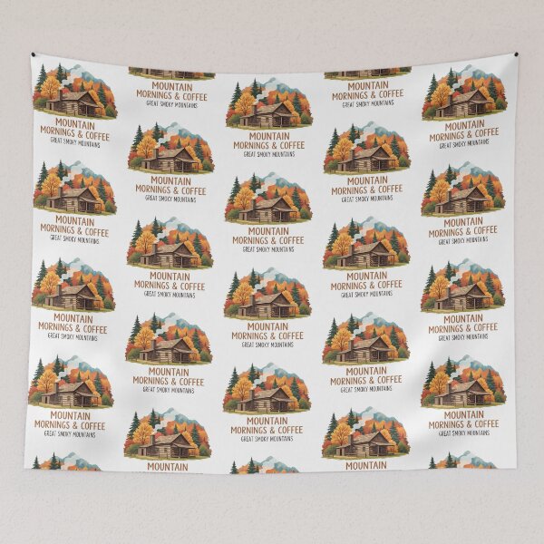 Item preview, Great Smoky Mountains Coffee Lover Souvenir - Fall Seaso designed and sold by Digital Dreams Arts.