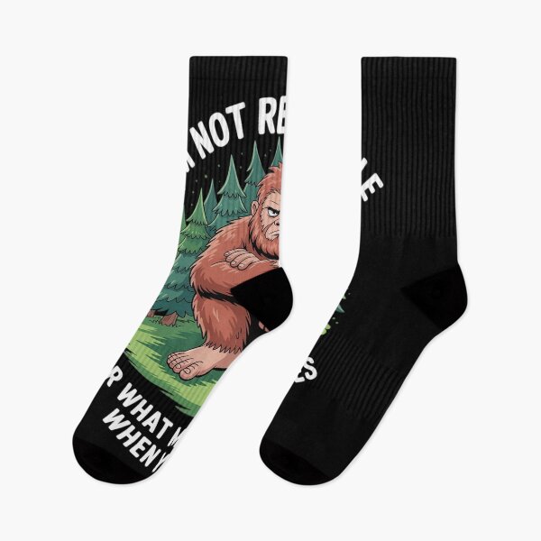 Item preview, I'm Not Responsible - And Cute Bigfoot designed and sold by CombatTask.