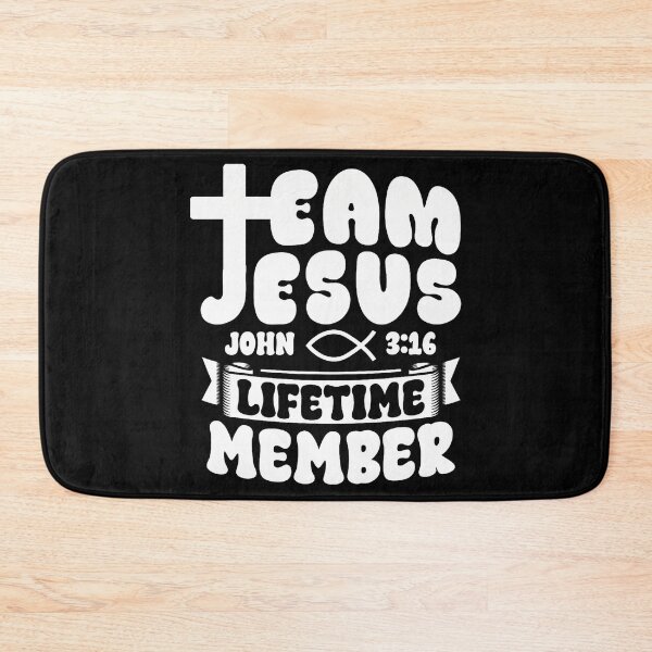 Item preview, Team Jesus Lifetime Member Christian Bible Verse Scripture designed and sold by CaraJennie.