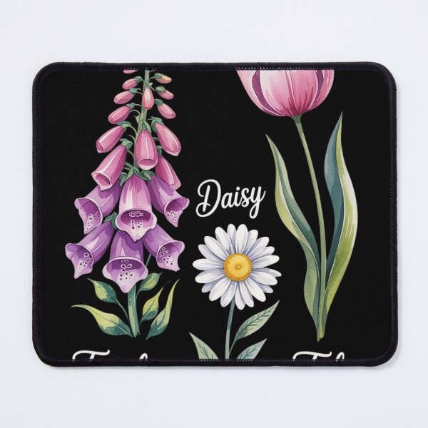 Item preview, Subtle Floral Anti Trump Flowers Foxglove Daisy Tulip  designed and sold by NailMolisa.