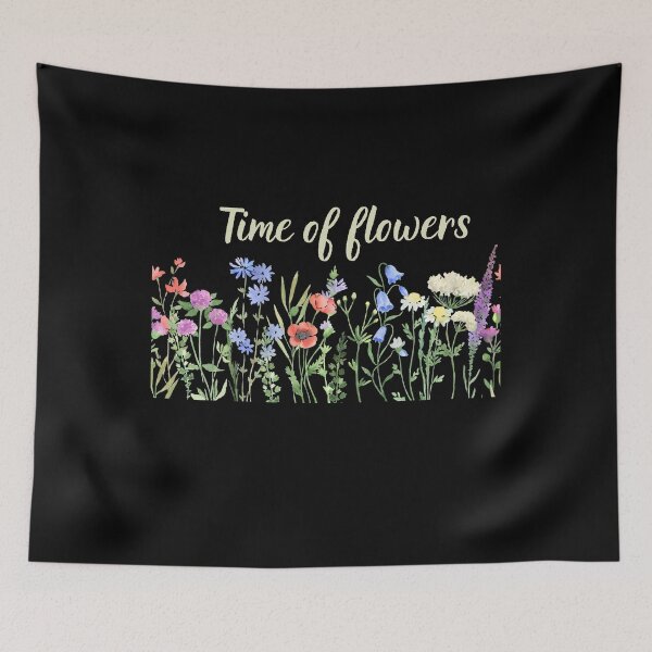 Item preview, Time of flowers cute wildflower of painting  designed and sold by MegiSmile.