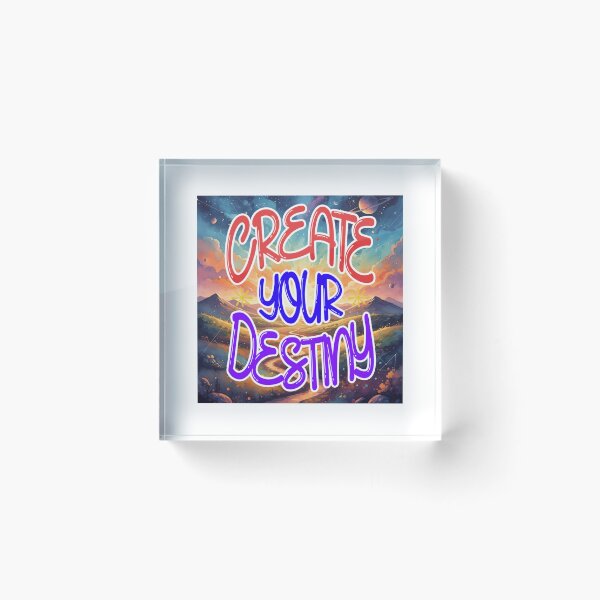 Item preview, CREATE YOUR  DESTINY designed and sold by Catalina Kate.