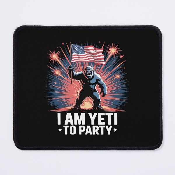Item preview, I'm Yeti To Party Ready To party 4th of July Bigfoot designed and sold by CombatTask.