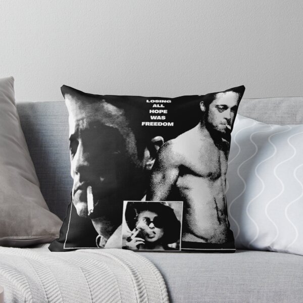 Item preview, Fight Club Quote Black and White Film Portrait Inspired Graphic designed and sold by duffkebattclum.