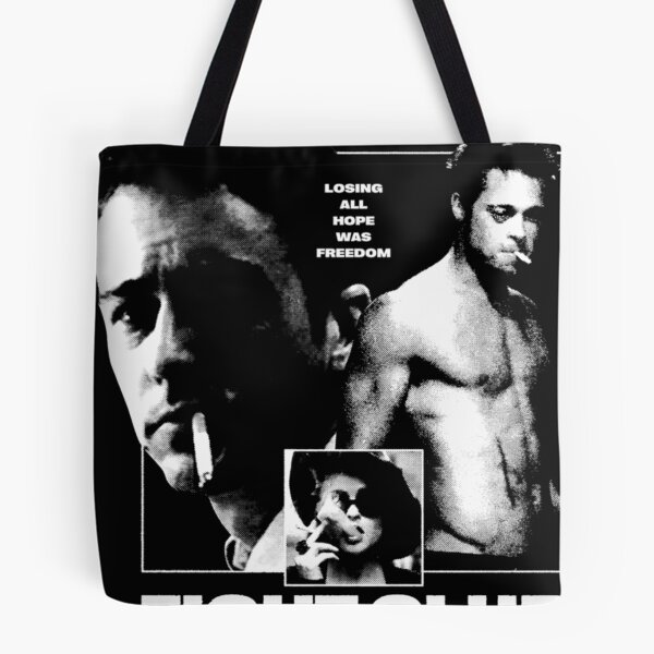 Item preview, Fight Club Quote Black and White Film Portrait Inspired Graphic designed and sold by duffkebattclum.