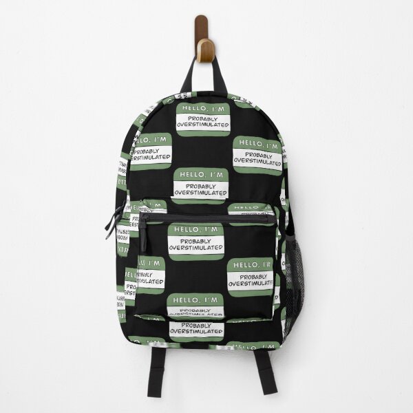 Item preview, Hello I’m Probably Overstimulated designed and sold by carlotalarrivee.