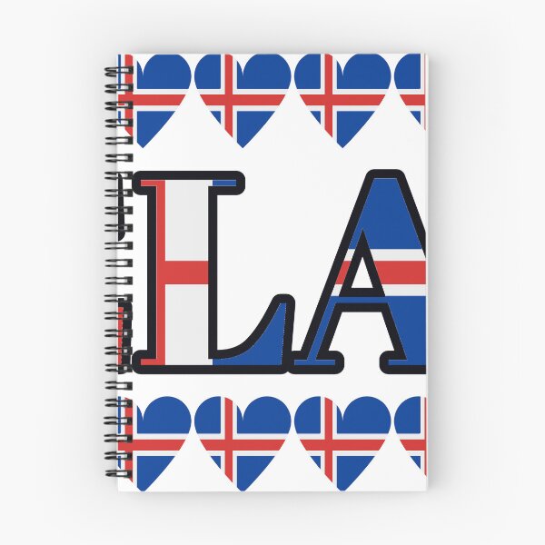 Item preview, Iceland Flag Letters And Hearts designed and sold by TheIconSmith.