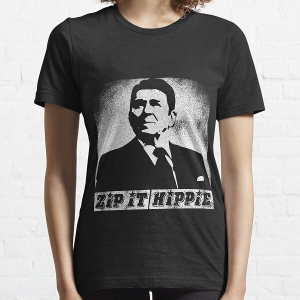 Zip It Hippie, Ronald Reagan Essential T-Shirt