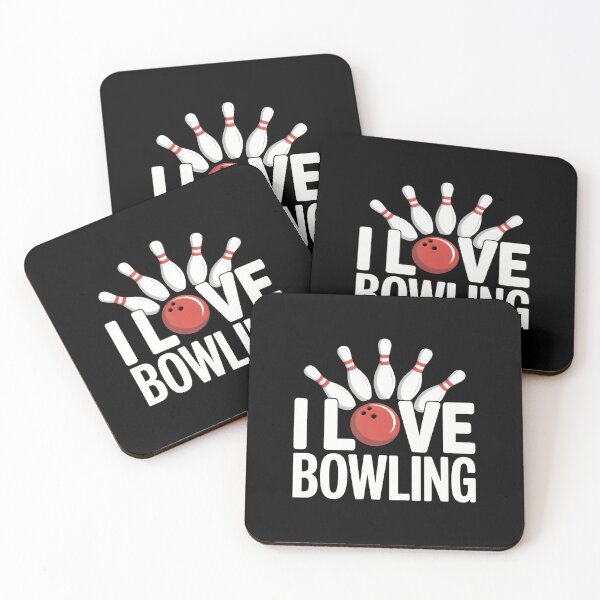 Item preview, I Love Bowling Enthusiast Fun Pins Ball designed and sold by JoannMinndy.