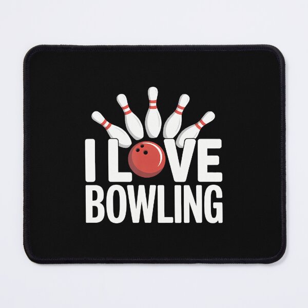 Item preview, I Love Bowling Enthusiast Fun Pins Ball designed and sold by JoannMinndy.