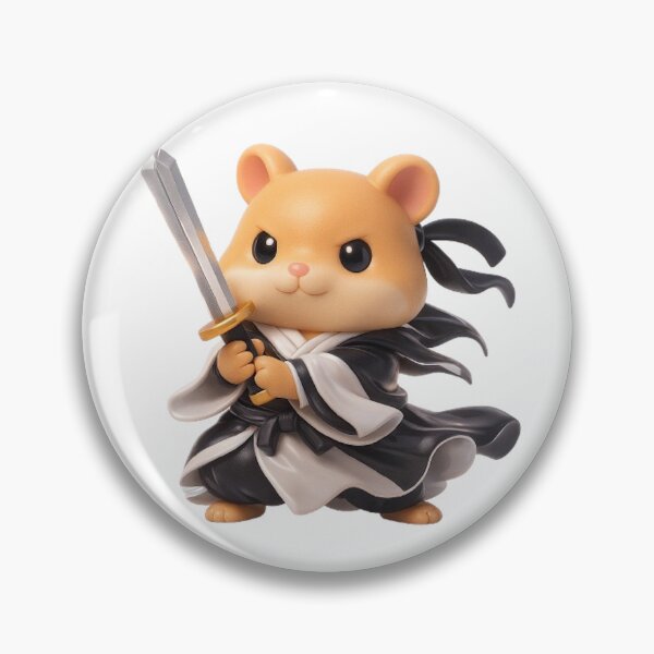 Item preview, Hamster Soul Blade – The Silent Warrior designed and sold by ReineDingo.