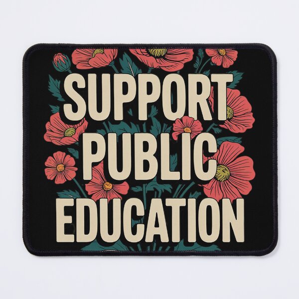Item preview, Support Public Education Cute Floral Teacher Red for Ed designed and sold by NailMolisa.