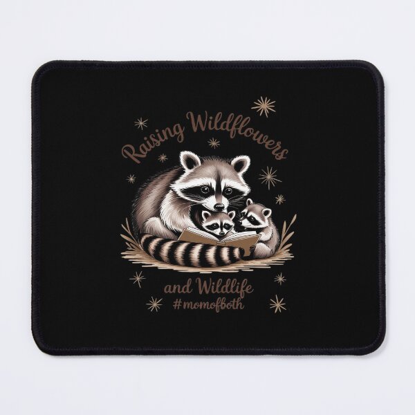 Item preview, Mom Of Both Mom Life Racoon Raising Wildflowers & Wifelife designed and sold by ryukaizox1.