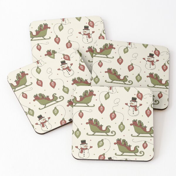 Item preview, Sleighs and Snowmen: Embrace the spirit of Christmas with this delightful Christmas Pattern designed and sold by Grang Art Artistic Designs.