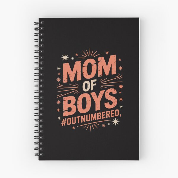 Item preview, Mom of Boys Hashtag Outnumbered Colorful Hearts designed and sold by ryukaizox1.