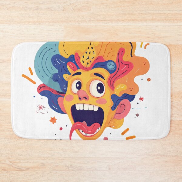 Item preview, Exploding Expression – Surreal Pop Art Portrait designed and sold by ForeverPrintsOK.