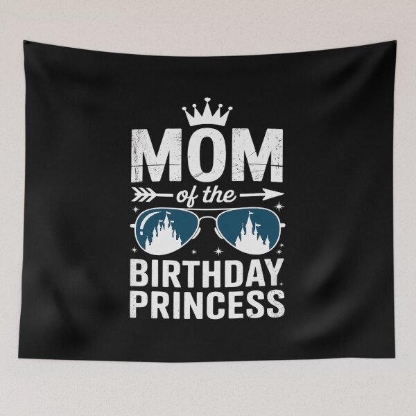 Item preview, Mom Of The Birthday Princess Pastel Castle Family Matching designed and sold by ryukaizox1.