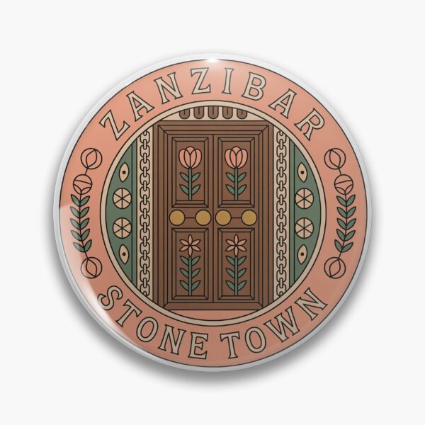 Item preview, Zanzibar Heritage Badge – Carved Door Emblem designed and sold by Timeless Design.