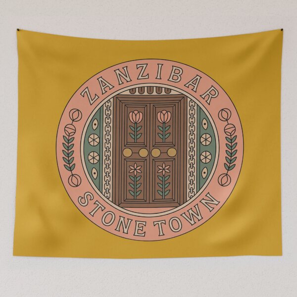 Item preview, Zanzibar Heritage Badge – Carved Door Emblem designed and sold by Timeless Design.