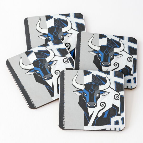 Item preview, Azure Guardian Beast - Abstract Chromatic Phantom #101 designed and sold by Simple Life & KAMOCHI.