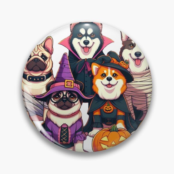 Item preview, "Chaos Coordinator" Funny Mixed Breed Dog Pack Illustration designed and sold by BSL-STORE.