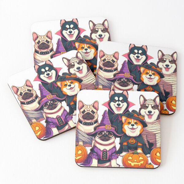 Item preview, "Chaos Coordinator" Funny Mixed Breed Dog Pack Illustration designed and sold by BSL-STORE.