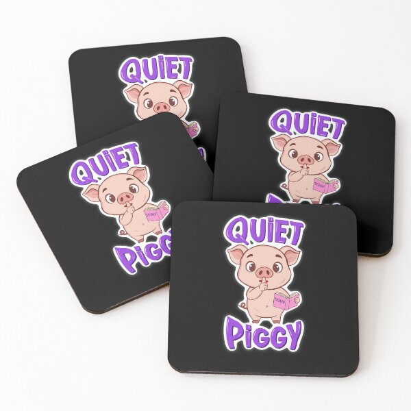 Item preview, Quiet Piggy Cute Reading Pig Illustration designed and sold by Moonstruck by FyrraStudio.
