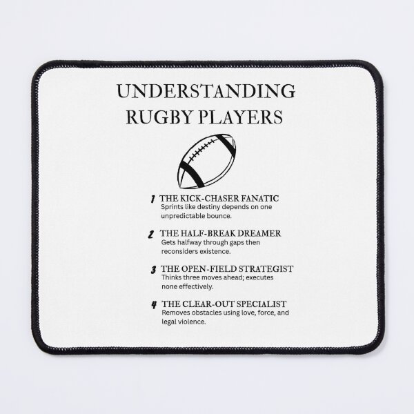 Item preview, Sarcastic Rugby Definition Typography Design designed and sold by PsyFlow35.