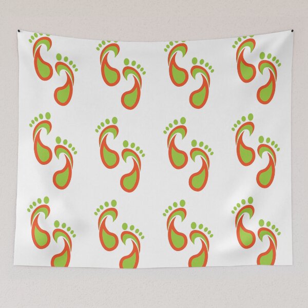 Item preview, FootPrint Motif designed and sold by SineCreatives.