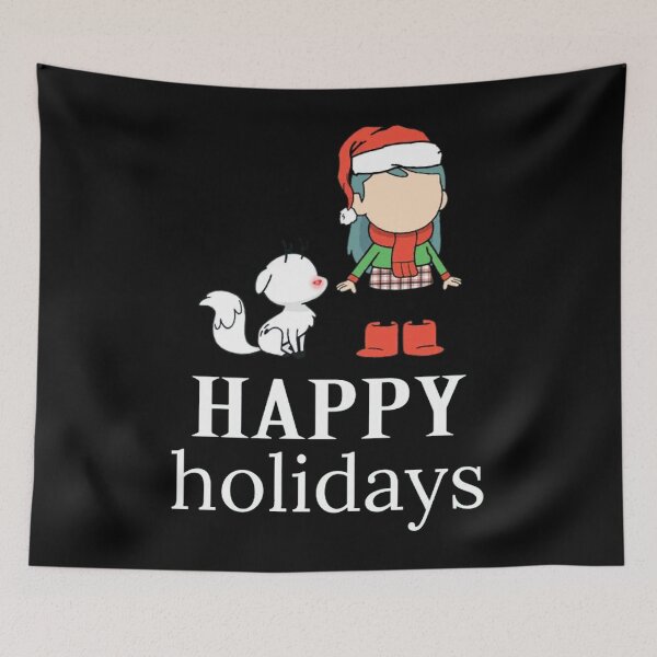 Item preview, Hilda and Twig Happy Holidays  designed and sold by ScottBrooksa.