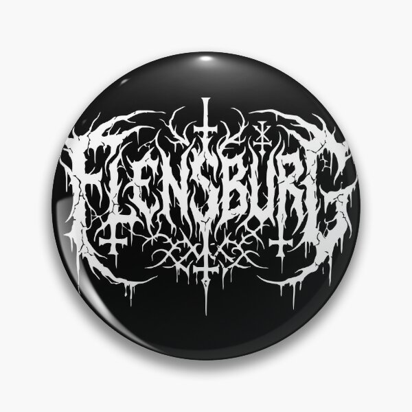 Item preview, Favorite city Flensburg Black Metal Design designed and sold by drizzd.