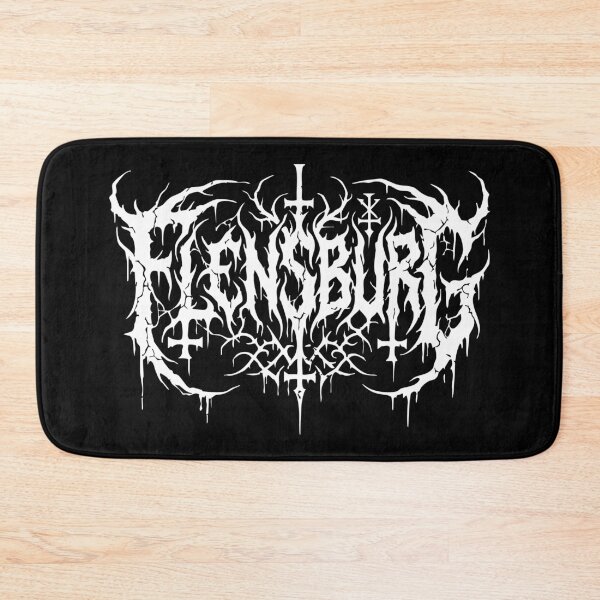 Item preview, Favorite city Flensburg Black Metal Design designed and sold by drizzd.