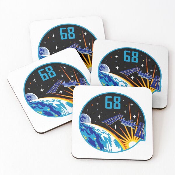 Item preview, International Space Station Expedition 68 Patch designed and sold by CharlieDesings.