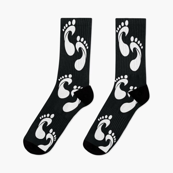Item preview, Black and white foot print designed and sold by SineCreatives.