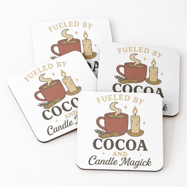 Item preview, Fueled By Cocoa and Candle Magick designed and sold by TreeWyzard Creations.