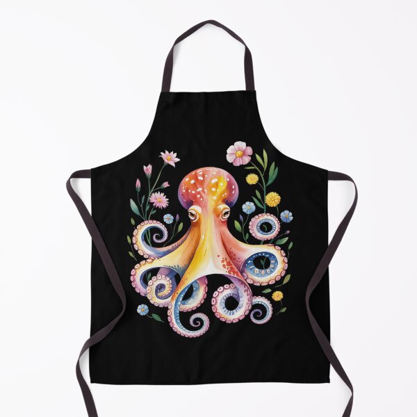 Item preview, Floral Octopus Marine Biologist Ocean Sea Animal  designed and sold by NailMolisa.