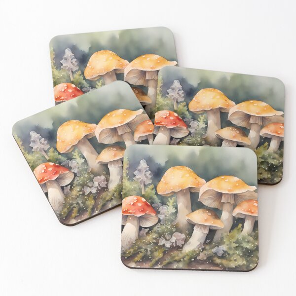 Aperçu de l'œuvre Champignons à Moss Haven créée et vendue par CalmnessbyChoice.