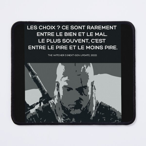 Item preview, Phrase: The choices in the video game The Witcher 3 Vesemir designed and sold by NDfusion.