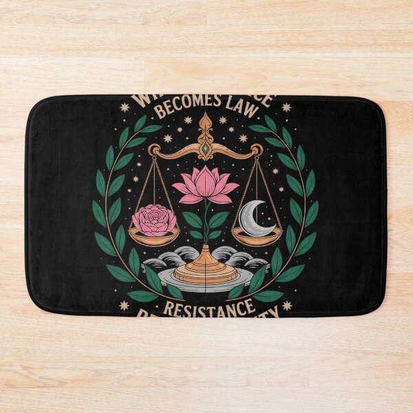 Item preview, Floral When Injustice Becomes Law Rbg  designed and sold by NailMolisa.