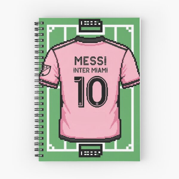 Item preview, Leo Messi Inter Miami 8-Bit Soccer Football designed and sold by Gegenpress Design.