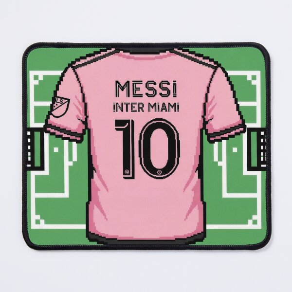 Item preview, Leo Messi Inter Miami 8-Bit Soccer Football designed and sold by Gegenpress Design.