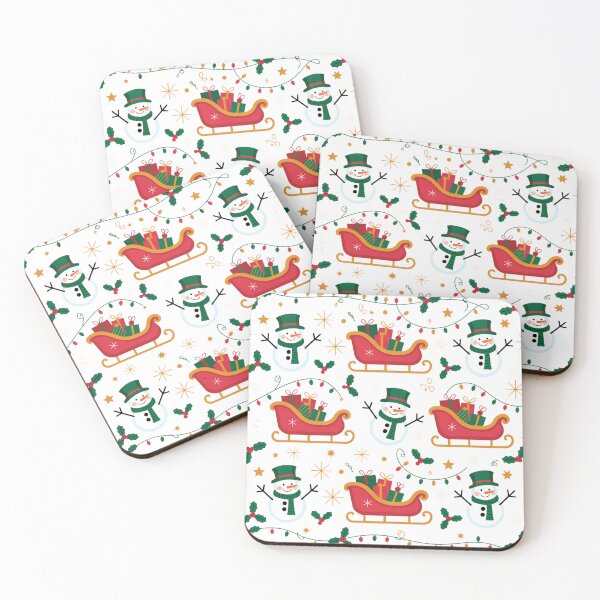 Item preview, Wonky Christmas Snowmen: Embrace the spirit of Christmas with this delightful Christmas Pattern designed and sold by Grang Art Artistic Designs.
